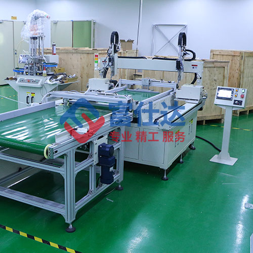 LED灯流水线自动拧螺丝机