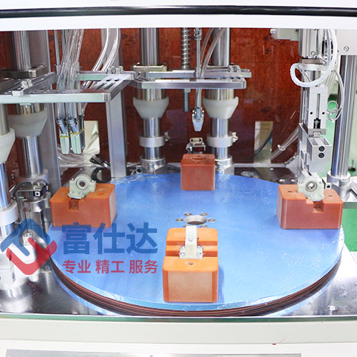 按摩器轴卡子自动拧螺丝机